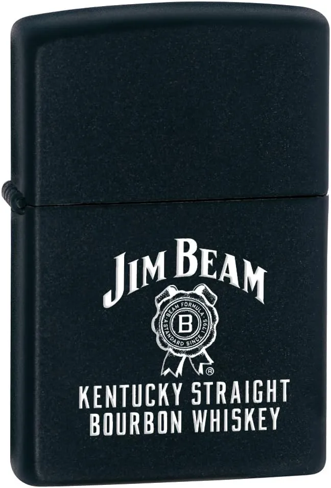 Zippo Jim Beam Black Matte Lighter