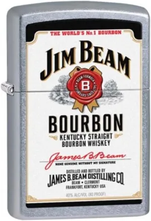 Zippo Jim Beam Street Chrome Lighters