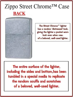 Zippo Lighter-Andalusian Horses Street Chrome Windproof Lighter #Z5376