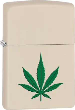 Zippo Lighter - Leaf Design Flat Sand Windproof Zippo Lighter #Z632