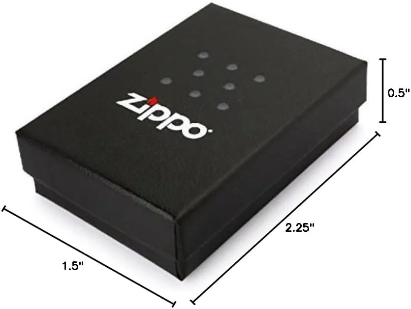 Zippo Lighter- Lion Roaring Black Matte Windproof Lighter #Z5195