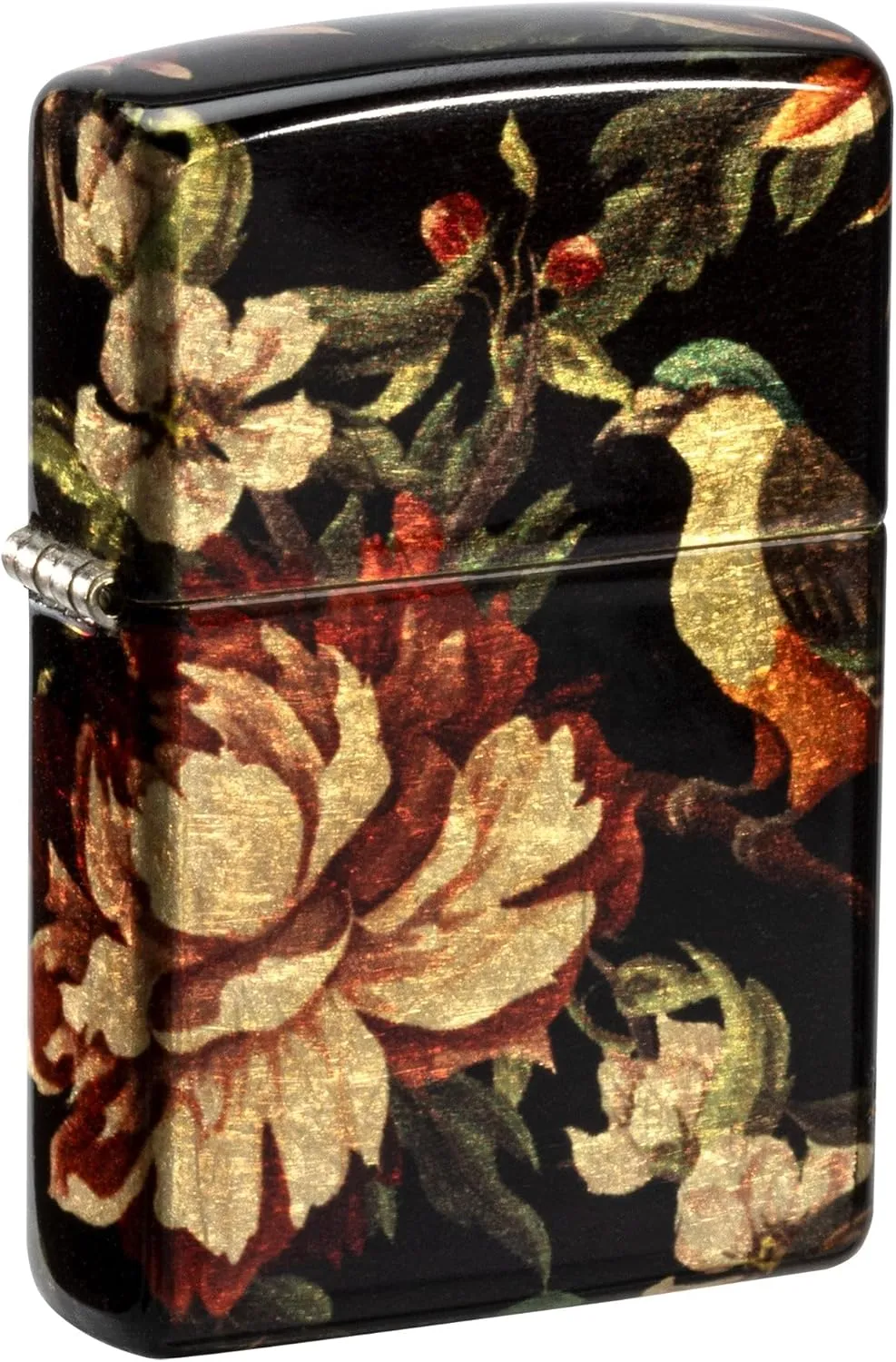 Zippo Lighter: Peonies Flowers and Birds - 540 Fusion 46095
