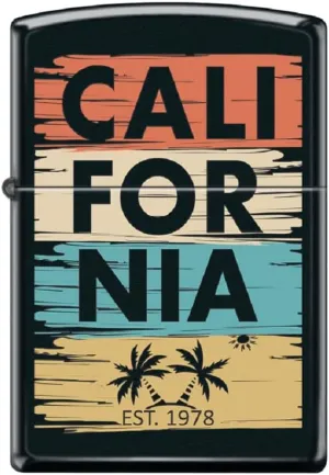 Zippo Lighter-USA City and States Windproof Lighter California #Z6024