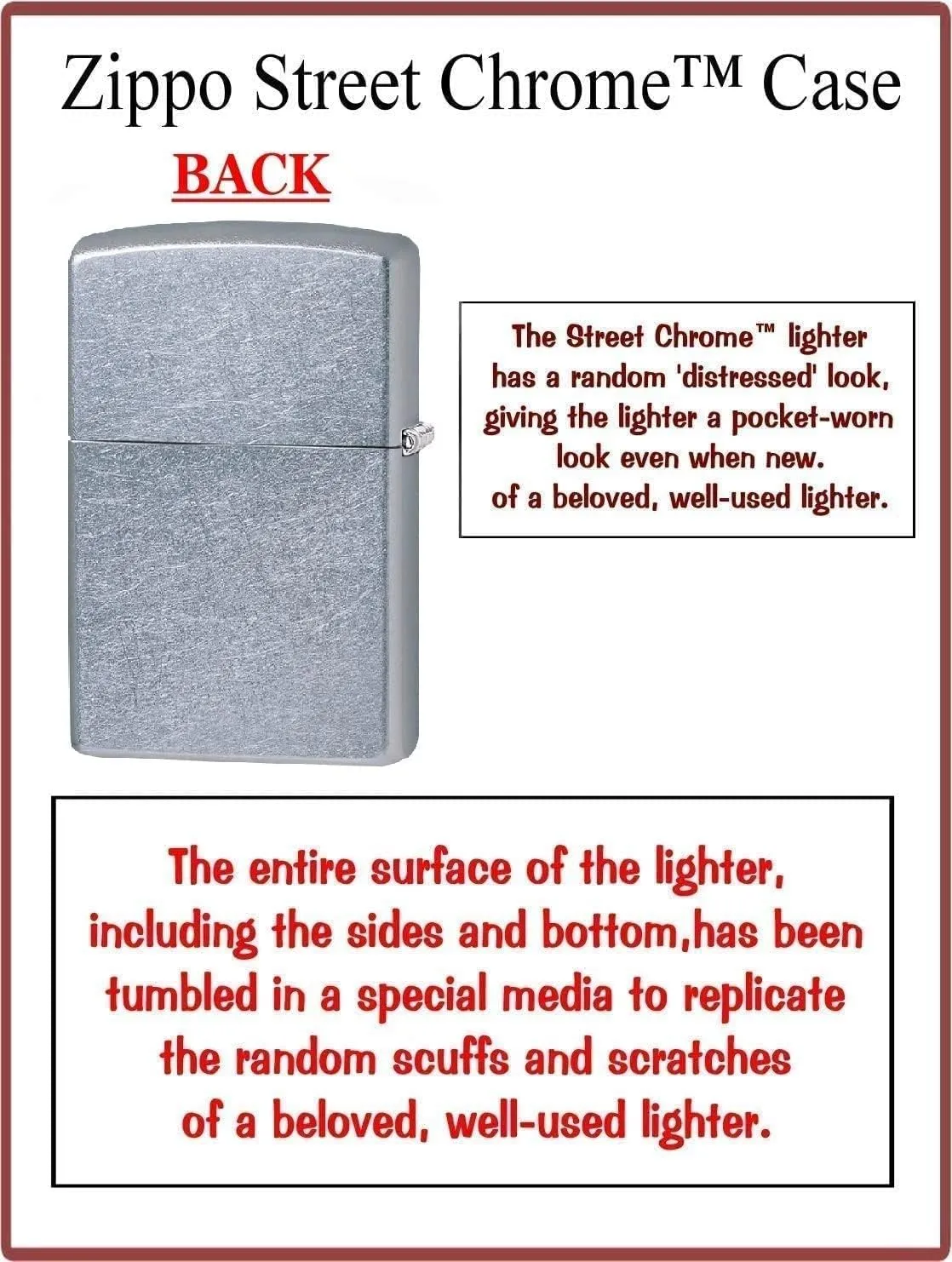 Zippo Lighter-USA City and States Windproof Lighter (Chicago Skyline Z104)