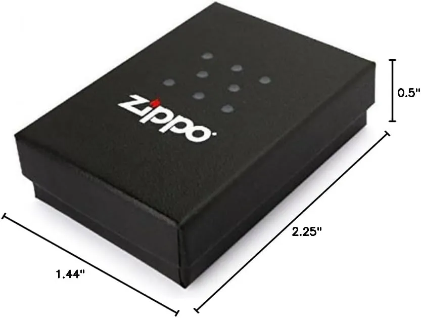 Zippo Lighter: USMC Marine Corps Logo - Black Matte 79707