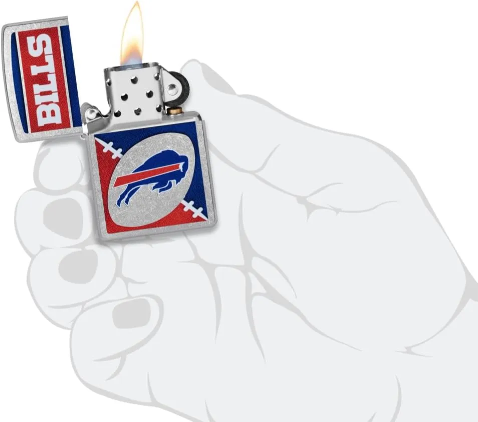 Zippo NFL Buffalo Bills Street Chrome Pocket Lighter