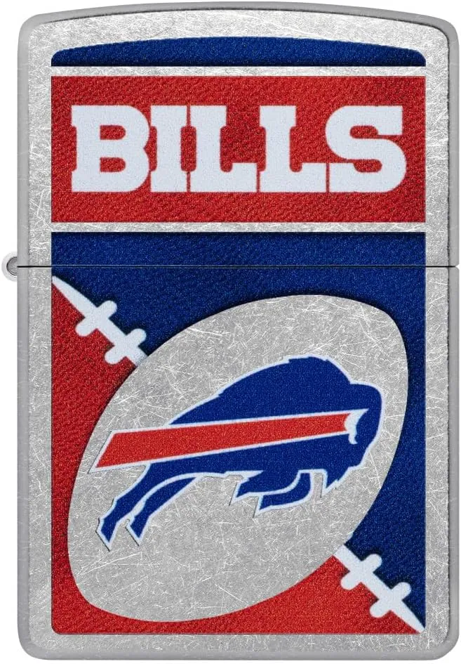 Zippo NFL Buffalo Bills Street Chrome Pocket Lighter