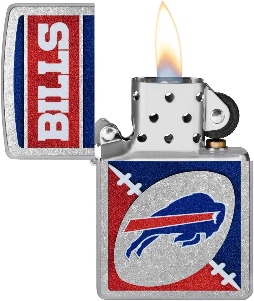 Zippo NFL Buffalo Bills Street Chrome Pocket Lighter