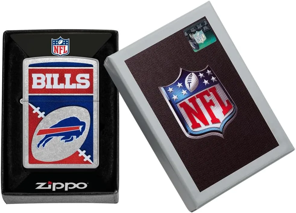 Zippo NFL Buffalo Bills Street Chrome Pocket Lighter