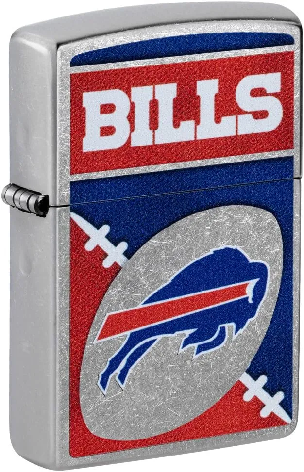 Zippo NFL Buffalo Bills Street Chrome Pocket Lighter