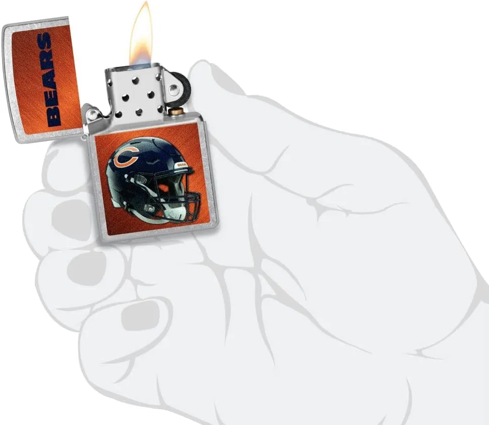 Zippo NFL Helmet Street Chrome Pocket Lighter