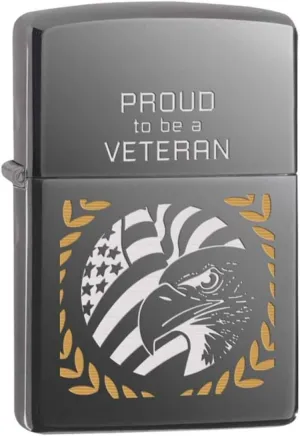 Zippo Proud to Be a Veteran Lighter