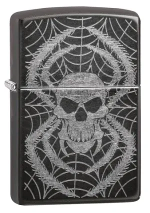 Zippo - Skull Spider Design