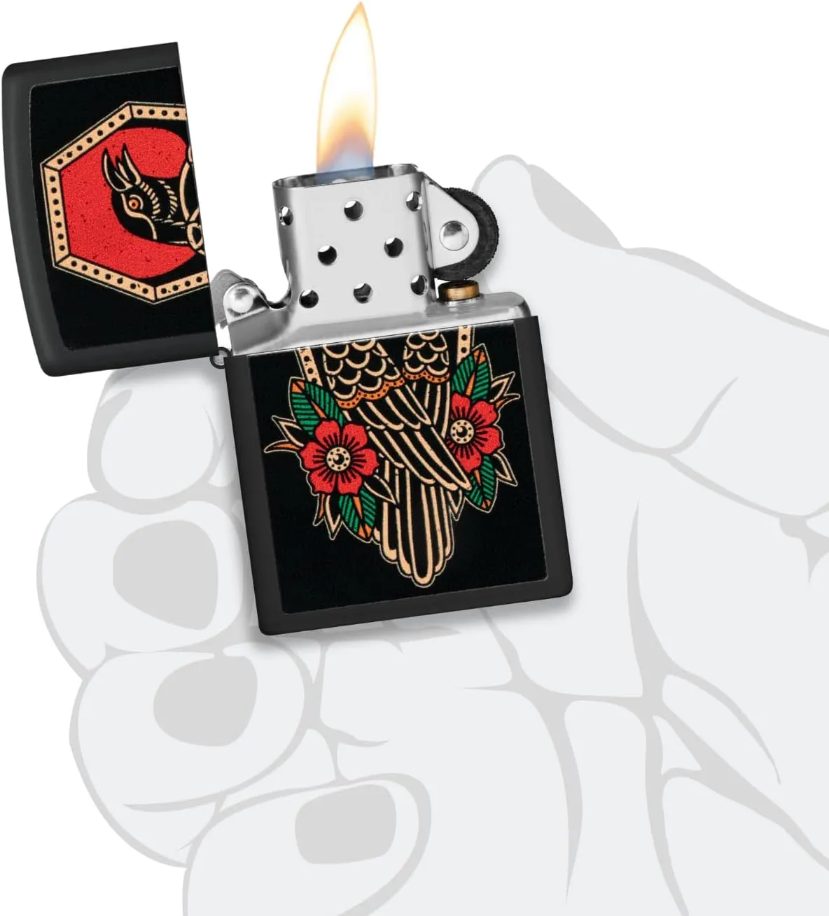 Zippo Tattoo Design Pocket Lighter