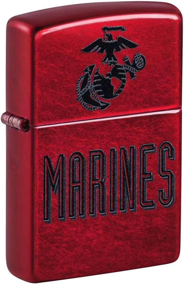 Zippo U.S. Marine Corps Candy Apple Pocket Lighter