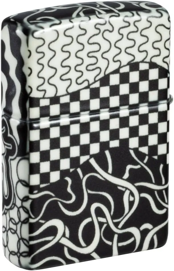 Zippo Vision Test Design Glow in The Dark Pocket Lighter