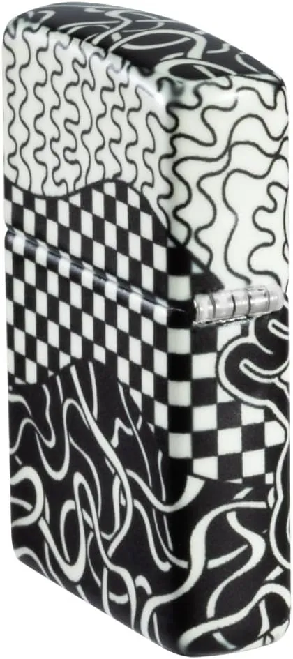 Zippo Vision Test Design Glow in The Dark Pocket Lighter