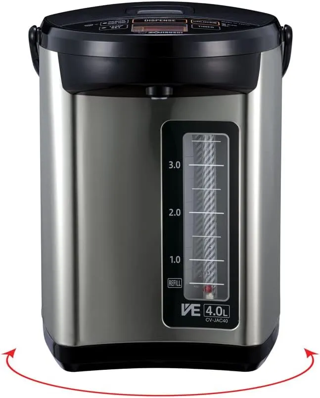 Zojirushi Water Boiler and Warmer 4.0-Liter (Stainless Black)