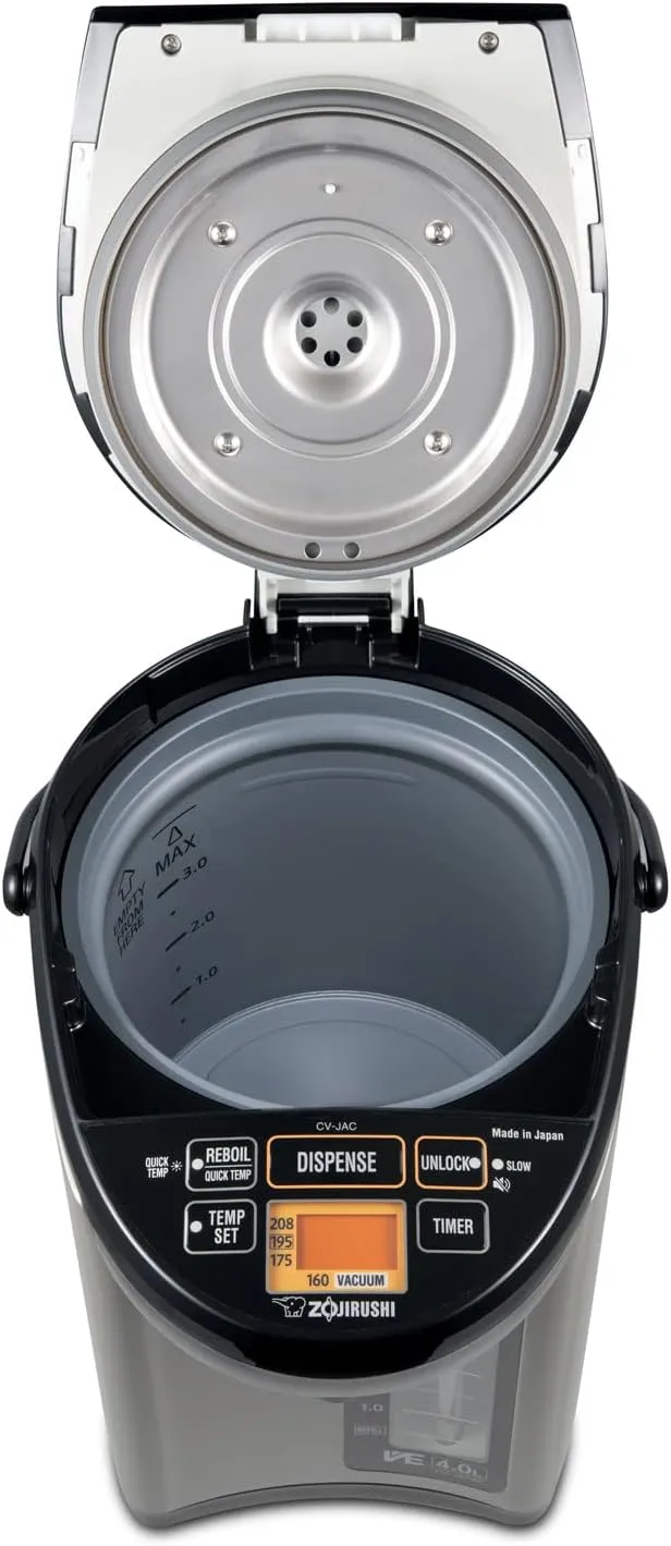 Zojirushi Water Boiler and Warmer 4.0-Liter (Stainless Black)