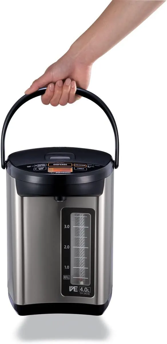 Zojirushi Water Boiler and Warmer 4.0-Liter (Stainless Black)