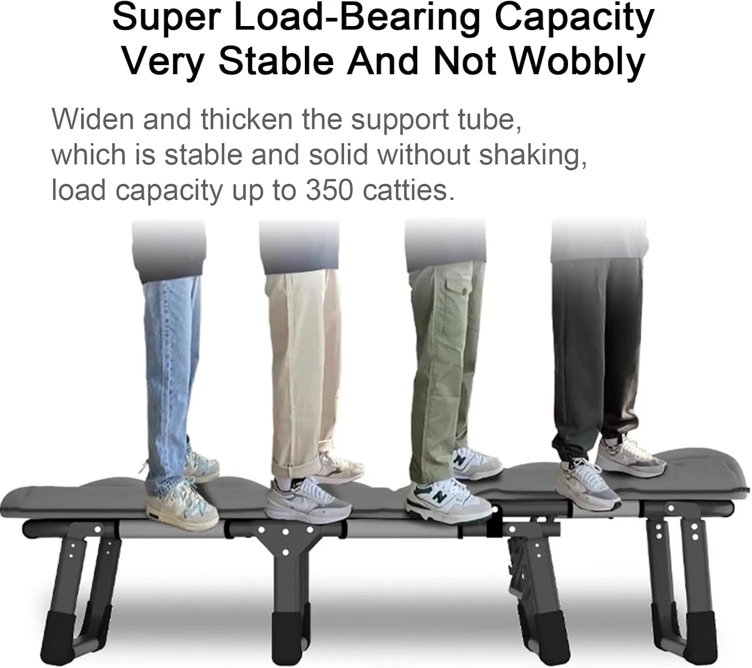 ZTGL B,190x68cm, Portable Sleeping Cot, Camping Cot for Adults, Folding Chaise Lounge Outdoor, Adjustable Lounge Chair, Foldable Camping Cot, Camping Lounge Chair