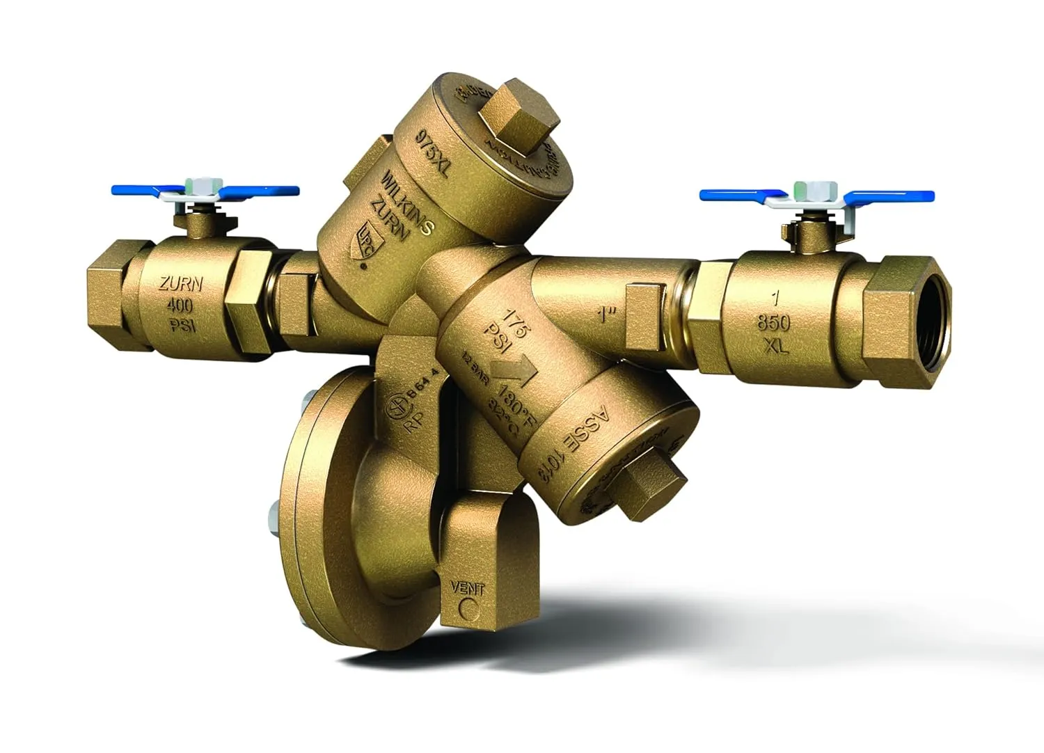 Zurn Wilkins 1-975XL 1" 975XL Reduced Pressure Principle Backflow Preventer